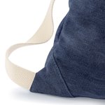 BagBase Denim Gymsac mit Tunnelzugverschluss, Denim Blue 37 x 46 cm, BG642 – Bild 4