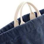 BagBase Denim Gymsac mit Tunnelzugverschluss, Denim Blue 37 x 46 cm, BG642 – Bild 5