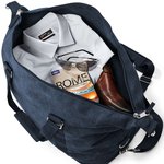 BagBase Vintage Canvas Weekender mit Reißverschluss, Vintage Black 51 x 33 x 24 cm, BG650 – Bild 5