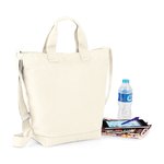 BagBase Canvas Day Bag mit Innentasche, Black 38 x 40 x 14 cm, BG673 – Bild 3