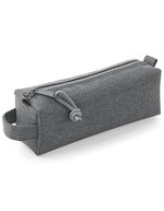 BagBase Meliertes Etui aus 600D Polyester, Black 20.5 x 7 x 6 cm, BG69 – Grey Marl