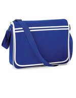BagBase Retro Messenger Tasche 12L Polyester – Bright Royal/White