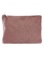 BagBase Velours Accessoire-Tasche aus Recycling-Polyester, Moonstone L (30 x 20 cm), BG715 – Rosa Quartz