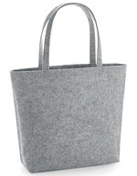 BagBase Filz Shopper mit herausnehmbarer Tasche – Grey Melange
