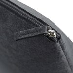 BagBase Filztasche mit Reißverschluss und Etikett, Charcoal Melange S (16 x 12,5 x 6 cm), BG724 – Bild 5