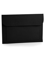 BagBase Filz Laptop-Hülle mit Einstecktasche – Black