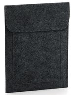 BagBase Filz-Tablet-Tasche mit Klettverschluss – Charcoal Melange