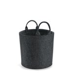 BagBase Filz-Tragetasche in Melange-Optik, Black M (40 x 40 cm), BG728 – Bild 3