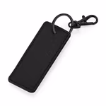 BagBase Boutique Key Clip made of Saffiano Leather, Black 3.5 x 9 cm, BG744 – image 3