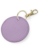 BagBase Boutique Schlüssel-Clip aus Saffiano-Leder, Black Ø 7 cm, BG745 – Lilas