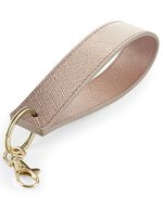 BagBase Boutique Wristlet Schlüsselanhänger aus PU-Leder, Dusky Pink 13 x 2.6 cm, BG747 – Rose Gold