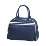 BagBase Retro Bowling Tasche mit Tragegriffen, Black/White 44 x 31 x 25 cm, BG75 – Bild 1
