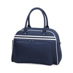 BagBase Retro Bowling Tasche mit Tragegriffen, Black/White 44 x 31 x 25 cm, BG75 – Bild 3