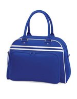 BagBase Retro Bowling Tasche mit Tragegriffen, Black/White 44 x 31 x 25 cm, BG75 – Bright Royal/White