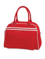 BagBase Retro Bowling Tasche mit Tragegriffen, Black/White 44 x 31 x 25 cm, BG75 – Classic Red/White
