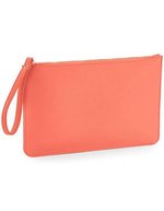 BagBase Boutique Accessory Pouch aus PU-Leder – Coral