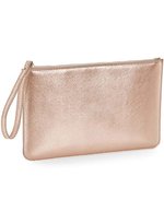 BagBase Boutique Accessory Pouch aus PU-Leder, Coral 26 x 17 cm, BG750 – Rose Gold