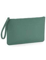 BagBase Boutique Accessory Pouch aus PU-Leder, Coral 26 x 17 cm, BG750 – Sage Green