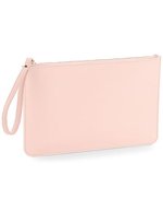 BagBase Boutique Accessory Pouch aus PU-Leder, Coral 26 x 17 cm, BG750 – Soft Pink
