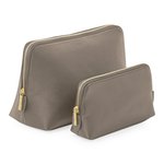BagBase Boutique Accessory Case aus PU-Leder, Soft Grey M (18 x 11 x 4.5 cm), BG751 – Bild 1