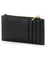 BagBase Boutique Kartenetui Saffiano-Lederoptik, Black 12.5 x 7.5 cm, BG754 – Bild 2