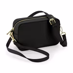 BagBase Boutique Umhängetasche aus Saffiano-Leder, Oyster 21 x 13 x 7 cm, BG758 – Bild 3
