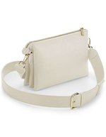 BagBase Boutique Soft Umhängetasche aus PU-Kunstleder – Oyster
