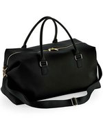 BagBase Boutique Weekender Tasche aus PU-Leder – Black