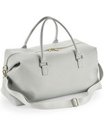 BagBase Boutique Weekender Tasche aus PU-Leder – Soft Grey