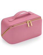BagBase Boutique Flaches Accessoire-Case aus PU – Dusky Pink