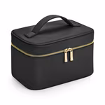 BagBase Boutique Vanity Case aus Saffiano-Kunstleder, Black 23 x 15 x 14 cm, BG763 – Bild 3