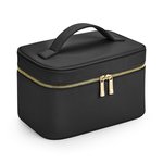 BagBase Boutique Vanity Case aus Saffiano-Kunstleder, Black 23 x 15 x 14 cm, BG763 – Bild 3
