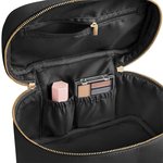 BagBase Boutique Vanity Case aus Saffiano-Kunstleder, Black 23 x 15 x 14 cm, BG763 – Bild 5