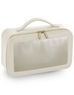BagBase Kulturtasche mit Sichtfenster und Reißverschluss, Black 26 x 16 x 9 cm, BG764 – Oyster