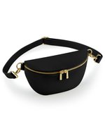 BagBase Boutique Hüfttasche aus PU-Leder – Black