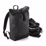 BagBase Sac à dos Roll-Top noir en bâche, Black 26 x 43 x 13 cm, BG815 – image 3