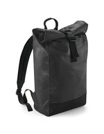 BagBase Sac à Dos Roll-Top Noir en Bâche, Black 26 x 43 x 13 cm, BG815 – Bild 2