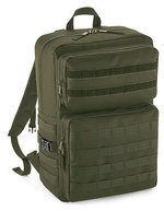 BagBase MOLLE Tactical 25L Rucksack mit Taschen – Military Green