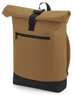Roll-Top Backpack – Caramel