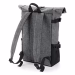 BagBase Block Roll-Top Rucksack mit Laptopfach, Black/Black 28 x 48 x 15 cm, BG858 – Bild 4