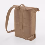 BagBase Recycled Roll-Top Backpack with Laptop Compartment, Beige 50 x 40 x 13 cm, BG870 – image 4