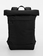 Simplicity Roll-Top Backpack – Black