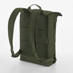 BagBase Zaino Roll-Top Riciclato con Scomparto Laptop, Pine Green 43 x 34 x 11 cm, BG871 – Bild 4