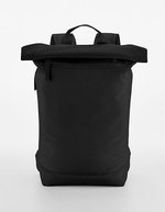 BagBase Recycelter Roll-Top Rucksack mit Laptopfach – Black