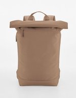 BagBase Recycelter Roll-Top Rucksack mit Laptopfach – Hazelnut