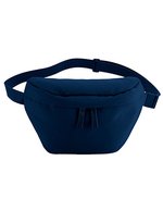 BagBase Recycelte Hüfttasche mit verstellbarem Riemen, Beige 25 x 16 cm, BG875 – French Navy
