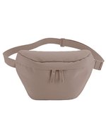 BagBase Recycelte Hüfttasche mit verstellbarem Riemen, Beige 25 x 16 cm, BG875 – Mushroom