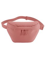 BagBase Recycelte Hüfttasche mit verstellbarem Riemen, Beige 25 x 16 cm, BG875 – Rose