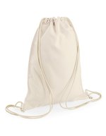 BagBase Sublimations-Gymsack mit Kordelzug – Natural