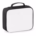 BagBase Borsa pranzo isolata in microfibra nera in, Black 24 x 20 x 7.5 cm, BG960 – immagine 3